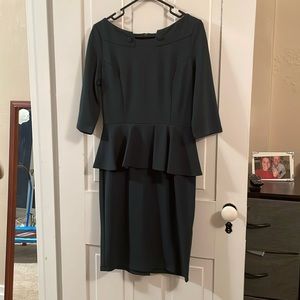 Vintage style peplum dress